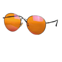Load image into Gallery viewer, Round frame glasses man Red Lenses Butter Sleep Blue Light Blocking Orange Lense for long time work Eliminate Eye Strain Glasses