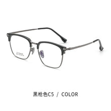 Загрузить изображение в средство просмотра галереи, Titanium Glasses for Men Multifocal Grade Glasses Near and Far Freeform Lenses Customized Prescription Glasses for Man