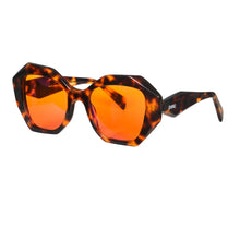 Load image into Gallery viewer, SHINU Acetate glasses women blue anti light glasses Red Orange 99% blocking blue light for gamging or long time working