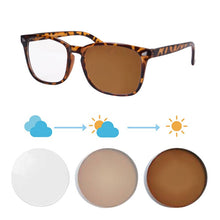 Load image into Gallery viewer, Anti Blue Light Reading Glasses for Tired View of Woman Near and Far Multifocal Progressive Eyeglasses Photochromic Sunglasses