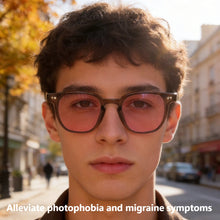 Carregar imagem no visualizador da galeria, SHINU FL-41 Glasses FL41 Tint Glasses, Rose FL41 Lenses 480-520nm Filter Special for Migraine Relief Light Sensitivity Eyewear