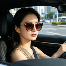 Load image into Gallery viewer, SHINU Butterfly Polarized Sunglasses For Woman Aluminum Frame UV400 Protection Glasses trendy Choice With Glasses Case
