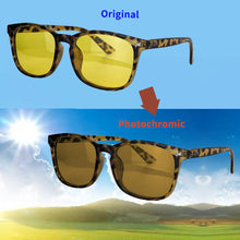 Load image into Gallery viewer, SHINU Photochromic Brown Glasses Night Vision Glasses Car Driving Glasses Polarized Yellow Lens See Clear Day Night