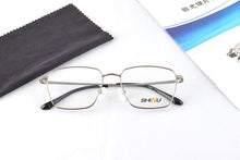 Загрузить изображение в средство просмотра галереи, Титановые очки SHINU, мужские мультифокальные титановые очки для чтения, линзы произвольной формы по рецепту покупателя, индивидуальные