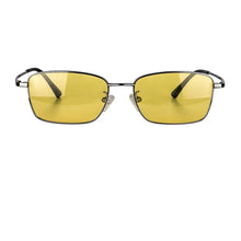 Загрузить изображение в средство просмотра галереи, Night Vision Sunglasses Men Titanium Driving Glasses for Vision Blue Light Blocking Computer Glasses Yellow Lens Fishing Eyewear