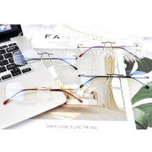 Загрузить изображение в средство просмотра галереи, Мужские очки SHINU в титановой оправе, очки без оправы, MR-7, очки с полимерными линзами, очки по рецепту, прогрессивные очки для чтения, мужские очки