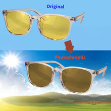 Load image into Gallery viewer, SHINU Photochromic Brown Glasses Night Vision Glasses Car Driving Glasses Polarized Yellow Lens See Clear Day Night