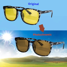 Load image into Gallery viewer, SHINU Photochromic Brown Glasses Night Vision Glasses Car Driving Glasses Polarized Yellow Lens See Clear Day Night