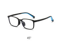 Carregar imagem no visualizador da galeria, Square Shape Kids Glasses Blue Light Blocking Glasses Children with Hyperopia and Amblyopia Prescription Glasses 129mm Wide