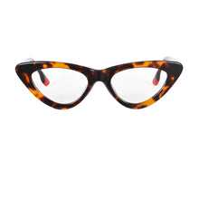 Загрузить изображение в средство просмотра галереи, White Cat Eye Glasses Acetate Eyeglasses Frame Anti Blue Light Prescription Glasses for Women Both Myopia or Presbyopia Diopter
