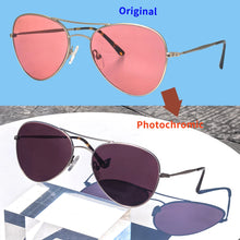 Load image into Gallery viewer, SHINU FL-41 Glasses for Men Women Migraine Relief Anti Blue Green Light 480-520nm Rose Tinted Lens Photophobia Eye Strain