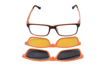 Загрузить изображение в средство просмотра галереи, SHINU brand clip on sunglasses men polarized prescription sunglasses with diopter myopia multifocal glasses near and far