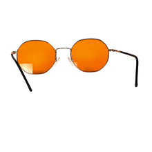 Загрузить изображение в средство просмотра галереи, SHINU Round Glasses Blue Light Glasses Men Women Blue Light Protection Lenses Orange Red Glasses Anti Green Light for Good Sleep