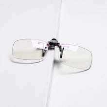 Load image into Gallery viewer, Anti Blue Light Clip on Glasses Polarized Clip on Sunglasses Orange Bluelight Lens Yellow Anti-glare Driving Lenses Brown Grey