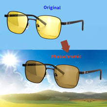 Загрузить изображение в средство просмотра галереи, Night Vision Glasses for Driving Photochromic Sunglasses Men Day and Night Driving Blue Light Computer Glasses for Husband