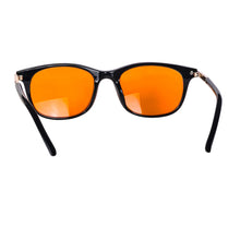 Load image into Gallery viewer, SHINU Women Red Lense Fashion Glasses Anti Blue Light Better Sleep Orange Lesnse Glasses for Long Time Work, Dyed Color Lenses