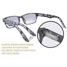 Carregar imagem no visualizador da galeria, Óculos de leitura com bloqueio de luz azul, óculos de leitura para homens e mulheres 2.0 para presbiopia com armação, óculos para computador