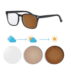 Load image into Gallery viewer, Anti Blue Light Reading Glasses for Tired View of Woman Near and Far Multifocal Progressive Eyeglasses Photochromic Sunglasses