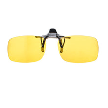 Load image into Gallery viewer, Anti Blue Light Clip on Glasses Polarized Clip on Sunglasses Orange Bluelight Lens Yellow Anti-glare Driving Lenses Brown Grey
