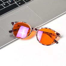 Load image into Gallery viewer, Blue Light Blocking Glasses Women Red Lens Orange lenses for long hours working or before the bed Cat Eye Glasses for Female