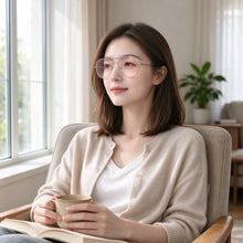 Load image into Gallery viewer, SHINU FL-41 Migraine Glasses Pink Tint 73% Light Transmittance All Day Wear Photophobia Relief Computer Glasses for Women Men