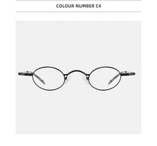 Загрузить изображение в средство просмотра галереи, Small Round Women Men Reading Glasses with Diopters Customized Prescription Glasses Astigmatism Diopter Myopia 1.0 Reading 2.0
