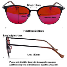 Загрузить изображение в средство просмотра галереи, SHUNU Cat's Eye Blue Light Blocking Glasses Men Women Red Lens for Better Sleep Orange Lenses for Anti-fatigue Computer Glasses