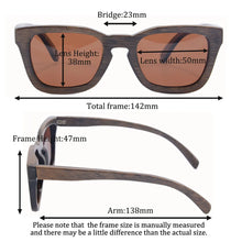 Carregar imagem no visualizador da galeria, Sunglasses men wood Polarized Sunglasses women bamboo glasses polarized uv400 lenses y2k fishing glasses 2024