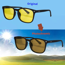 Load image into Gallery viewer, SHINU Photochromic Brown Glasses Night Vision Glasses Car Driving Glasses Polarized Yellow Lens See Clear Day Night