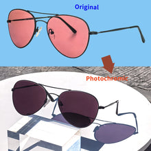 Load image into Gallery viewer, SHINU FL-41 Glasses for Men Women Migraine Relief Anti Blue Green Light 480-520nm Rose Tinted Lens Photophobia Eye Strain