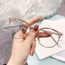 Загрузить изображение в средство просмотра галереи, Fashion Glasses Frame Women Men Myopia Prescription Computer Glasses Multifocal Reading Glasses Women Bluelight Blocking Glasses
