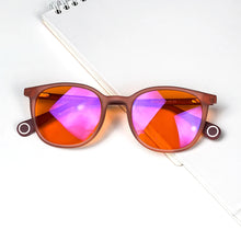 Load image into Gallery viewer, SHINU Women Glasses Red Lens for Better Sleep Orange Lenses Gaming Glasses Blue Light Filter Computer Glasses Custom Recipe