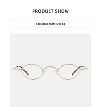 Загрузить изображение в средство просмотра галереи, Small Round Women Men Reading Glasses with Diopters Customized Prescription Glasses Astigmatism Diopter Myopia 1.0 Reading 2.0