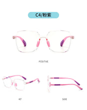 Загрузить изображение в средство просмотра галереи, Blue Light Blocking Glasses for Kids Square Shape Fashion Glasses Myopia Presbyopia Custom Prescription Glasses for Boy Gril