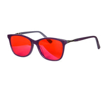 Load image into Gallery viewer, Aectate Glasses Women Blue Light Blocking Computer GLasses Red Lenses for Good Sleep Orange for Long Time Cr39 No Color Lenses