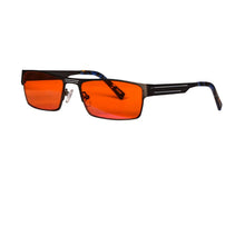 Загрузить изображение в средство просмотра галереи, Men’s glasses blue light blocking glasses Orange clear lenses leopard computer glasses computer screen protection glasses man