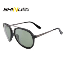 Load image into Gallery viewer, SHINU sunglasses for men Polarized myopia sunglasses prescription lenses men polarized sunglasses brandy 2024