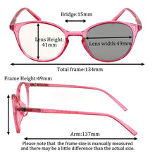 Load image into Gallery viewer, bluelight reading glasses women glasses with diopters photochromic near and far multifocal eyeglasses presbyopic reading glasses