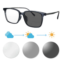 Загрузить изображение в средство просмотра галереи, SHINU Titanium Frame Multifocal Grade Glasses Near and Far Photochromic Reading Glasses Men Prescription Glasses Big Size