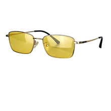 Загрузить изображение в средство просмотра галереи, Night Vision Sunglasses Men Titanium Driving Glasses for Vision Blue Light Blocking Computer Glasses Yellow Lens Fishing Eyewear
