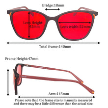 Загрузить изображение в средство просмотра галереи, SHINU Brand Good Sleep Blue Light Blocking Glasses Men Red Lenses Orange Yellow for Working Long Time with Bluelight Customized