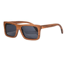 Загрузить изображение в средство просмотра галереи, polarized sunglasses men handmade wood vintage square sunglasses y2k spring hinge glasses nature pear wood 6010
