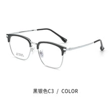 Загрузить изображение в средство просмотра галереи, Titanium Glasses for Men Multifocal Grade Glasses Near and Far Freeform Lenses Customized Prescription Glasses for Man