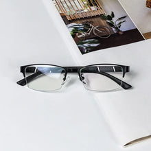 Загрузить изображение в средство просмотра галереи, Prescription Glasses Men Half Frame Metal Glasses Myopia Lens with Astigmatism Photochromic Lens Nearsighted Glasses for Men