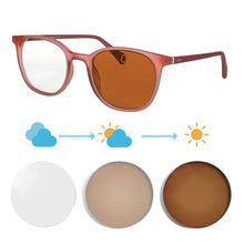 Загрузить изображение в средство просмотра галереи, Customized Prescription Glasses for Women Multifocal Grade Glasses Near and Far Myopia Resin Lenses Blue Light TR90 Eyeglasses