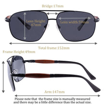 Load image into Gallery viewer, SHINU wooden polarized suinglasses men original polarized fishing glasses vintage sunglasses for men cycling sun glasse 2024