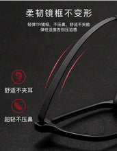 Загрузить изображение в средство просмотра галереи, Prescription Glasses TR90 Frame Titanium Temples Multifocal Grade Glasses Near and Far Light Glasses Square Shape for Men