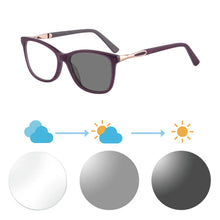 Carregar imagem no visualizador da galeria, SHINU Custom Women Glasses with Diopters Multifocal Near and Far Reading Glasses Acetate Glasses Myopia Glasses Women