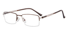 Загрузить изображение в средство просмотра галереи, Men's glasses half frame myopia prescription glasses with lenses blue light blocking computer glasses prescription minus power