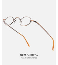 Загрузить изображение в средство просмотра галереи, Small Round Women Men Reading Glasses with Diopters Customized Prescription Glasses Astigmatism Diopter Myopia 1.0 Reading 2.0